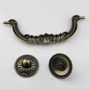10-Pack 5 Inch Vintage Dresser Drawer Pull Handles Antique Bronze/Black Rustic Kitchen Antique Drop Bail Pull Handles Metal Cabinet Pulls 128mm (10,Antique Bronze)