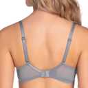 Wingslove Women's Sexy Bra Sheer Lace Bra Plunge Unlined Full Coverage See Through Underwire Bra (Gray)