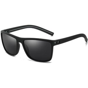 Square Polarized Sunglasses for Men and Women Lightweight Frame Sun Glasses with UV Protection