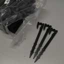 50Pcs Drip Irrigation Stakes, Hold-Down Anchor Drip Line Stakes, Plastic Ground Garden Hose Support Inserts for Garden Lawns BackyardStakes