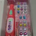 kidzkube Hair Gem Stamper Kit, Bling Hair Jewels for Girls Toys, Hair Styling Tool with Reusable Shining Diamonds, Birthday Gifts Toys for Girls Ages 3 4 5 6 8-12