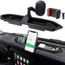 Upgraded Phone Mount for 2018 2019 2020 2021 2022 2023 Jeep Wrangler JL JLU & Gladiator JT, Multi-Mount Phone Holder Dash Tray System Kit with Extension Arm Metal Rod Don't for Oil-Electric 4xe