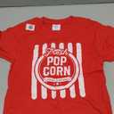 Kids Halloween Costume Vintage Popcorn Shirt For Girls T-Shirt Size S