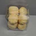 Fake Pumpkins, 8 Pcs White Artificial Pumpkins, Plastic Pumpkins for Thanksgiving Party Table Centerpiece Autumn Home Decoration-B (Cream)