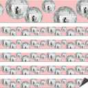 24 Pcs Magnetic Borders for Classroom Whiteboard Magnetic Strips Bulletin Board Borders School Classroom Chalkboard Trim Decorations for School Teacher Decorations(Disco Ball)