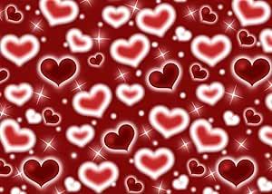 LYCGS 7X5FT Red Heart Photo Backdrop 90s Backdrops for Photoshoot Valentine's Day Backdrop Women Men Happy Birthday Photography Background Banner Photo Booth Studio Props X-91