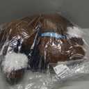 MaoGoLan Large Horse Stuffed Animal for Boy, Big Horse Plush Toy for Girl, Ridable Stuffy Pony for Kids, Coffee Stuffed Pony Plush Pillow for Baby Shower or Birthday Party Favor Gifts, 33 inches (Dark Brown)