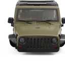 1/10 RC Jeep Wrangler Convertible Hard Shell Kit, for 1/10 RC Crawler TRX4 Axial SCX10 90046 90027 313 Wheelbase Shell Modification Accessories (Military Green)