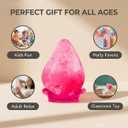 Dream Drop Stress Balls, Silicone Fidget Toys for Anxiety & Sensory Relief, Squishy Cube Drop Malt Sugar Balls, Fidgets Autism, Office & Classroom Calm Down Prizes ( Pink, 1 Pack)