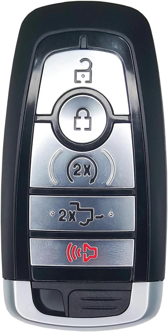 Key Fob Replacement Fit for Ford F150/F-150 2018-2022 F250/F-250/F350/F-350 2017-2022 F450/F550/F-150,Raptor 2019-2022 Bronco 2021 Smart Car Keyless Entry Remote Frequency:902Mhz