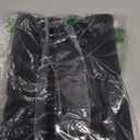 Women's Scallop Trim Strapless Bandeau Bra Non Slip Padded Wireless Bralettes with Clear Straps, M