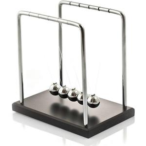 Newtons Cradle/Pendulum Balls, Physics Educational Balance Balls Desktop Decoration Swinging Ball Desk Toy for Office Home Living Room Science Gift