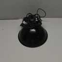 Reptile Light Fixture with Thermostatic Timer, 8.5 Inch Deep Dome Lamp Cap Reptile Heat Lamp Fixture with Separate Switches, Terrariums Light Fixture for Ceramic Heating Lamp Bulb