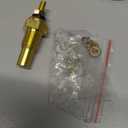 2" 52mm Water Temperature Gauge 100-250 with Sensor, 12V Digital Temp Meter Kit for Marine, Boat, Car, Truck, Automotive Engine Cooling System (White)