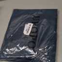 Navy Blue 3 Pieces Tier Curtains and Valance Set Kitchen Window Over Sink Linen Textured Caravan Small Short Bathroom Half Window Cafe Basement Rod Pocket 54"x18"/27"x24"
