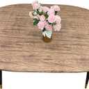Pioggia Oval Vinyl Fitted Tablecloth with Flannel Backing Elastic Table Cloth Waterproof Oil-Proof Plastic Table Cover Best for Up to 48" x 68"