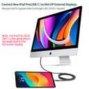 YMY USB C (The Source) to Mini Displayport Cable, 4K 60Hz 6ft USB Type C (Thunderbolt 3) to Mini DP Video Convert Cable Support Screen Mirroring Mode & Extend Mode, Not-Bidirectional