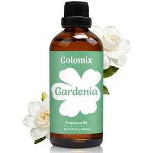 3.38 Fl.Oz Gardenia Fragrance Oil for Aromatherapy, Essential Oils for Diffusers for Home, Scented Oil for Soap Candle Making, Perfume Supplies, and More DIY Projects, Spring Aroma Oil Gifts for Women