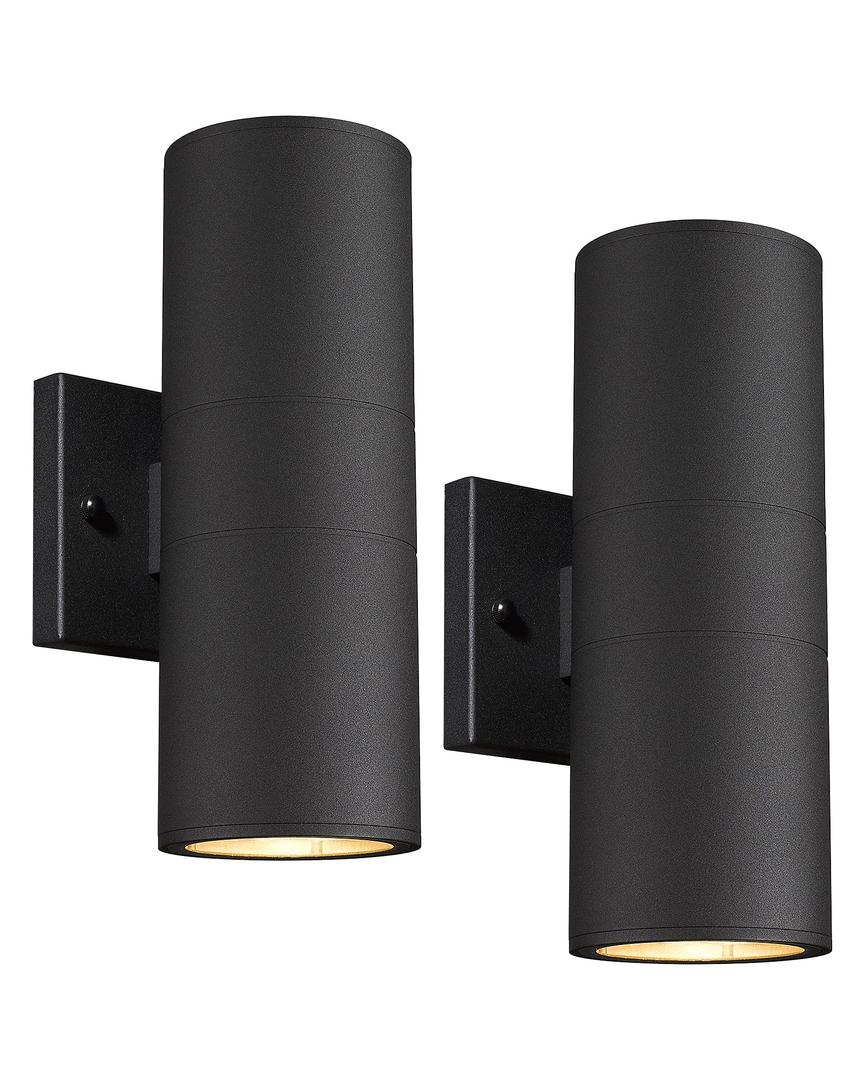 Ken & Ricky Outdoor Wall Sconce Lights, Black Exterior Lighting Fixtures, Outside Porch Lights Outdoor Wall Light Fixtures for House Garage Front Door Patio - 1Pack