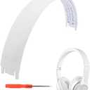 Solo3 Headband Replacement Parts Accessories Solo2 Headband Repair Kit Compatible with Solo 3.0 Solo 2.0 Wireless Top HeadbandWhite