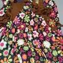 SATINIOR 70s 60s Hippie Costume Set 70s Outfits Accessories for Carnival Party Halloween Women Disco Dress S (Dress Only)