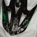 SPARK Dirt Bike Helmets Kids Motorcycle Helmet Youth ATV Motocross Full Face Men Women Off-Road Mountain Bike Helmet Adult with(Gloves Goggles Mask) DOT Approved 4Pcs Set (Medium, Green)