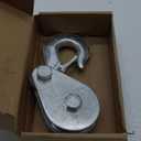 1 Ton Pulley with Hook Snatch Block Pulley - Heavy Duty Winch Pulley Block for Rope and Cable Lifting, Heavy Duty Pulleys for Lifting（1pcs）