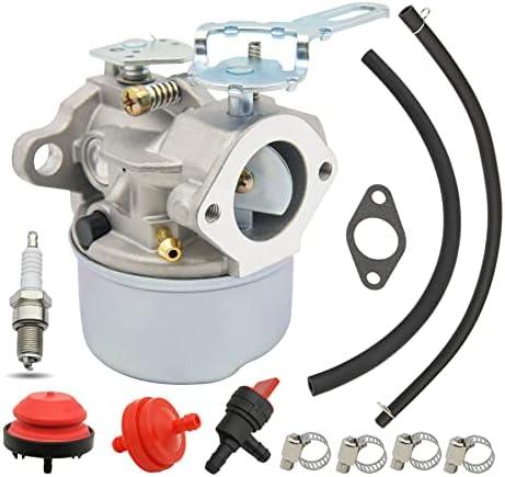 640084B Carburetor Snow Blower Carburetor Carb Compatible for Tecumseh 5HP MTD 632107A 632107 640084 640084A Toro 521 Snow Blower HSSK40 HSSK50 HS50 LH195SA - for 640084B Snow Blower Carburetor