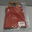 KWZESLE Bulk Paper Gift Bags with Handles, Sturdy Kraft Goodie Bags (Solid color, 4.3 * 8.2 * 10.6in)