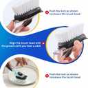 Dish Brush Head Replacement for OXO, 4 Pack Refill Head for OXO Dish Brush, Dish Brush Cleaning Soap Dispensing Head Replacement for Scrubber (Black)