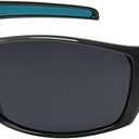 FOCO Men's NFL Team Logo Sport Athletic Sunglasses (Team Color Wrap)