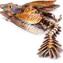 Guwewu Feathered Wyvern Dragon, 3D Printed Dragon, Articulated Dragon, Fidget Dragon, 3D Printed Toys, Desktop Pet (Stormcrest)