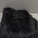 2x3 Fluffy Area Rugs for Bedroom Living Room,Small Soft Shag Fuzzy Rug Non-Shedding Indoor Plush Carpet for Kids Bedroom Nursery Dorm Home Decor,Black