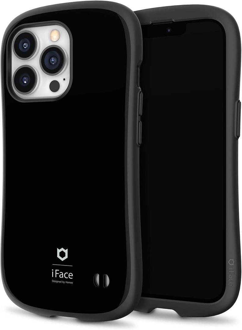 iFace First Class Designed for iPhone 13 Pro (6.1")  Cute Shockproof Dual Layer [Hard Shell + Bumper] Phone Case [Drop Tested] - Black