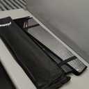 Windshield Sun Shade for Chevy Express/GMC Savana 1996-2024,Front Window Sunshade Shield,2-in-1 Reflective Sun Shade,Silver for Summer, Black for Winter