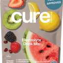 Cure Hydration | Plant-Based Electrolyte Drink Mix | No Added Sugar | FSA-HSA | Dehydration Relief Powder Made with Coconut Water | Non-GMO | Vegan | 8 Packets - Variety Pack, 

BBD 02/12/2028