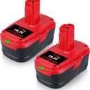 (Upgraded 7.0Ah Li-ion) 19.2V DieHard C3 battery Replacement for Craftsman 19.2 Volt Battery C3 XCP 130279005 1323903 130211004 11045 High Capacity Compatible with Craftsman 19.2V tools (2 Pack)