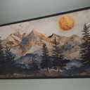 Large Wall Art for Living Room Big Mountain Wall Decor Vintage Mountain Framed Canvas Artwork Painting Prints Forest Nature Wilderness Picture Decoration for Dining Room Office Bedroom Gifts 30" X 60"