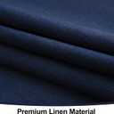 Smiry Rectangle Table Cloth Linen Textured, Waterproof Spillproof Anti-Wrinkle Burlap Tablecloth, Washable Decorative Fabric Table Cover for Dining, Party, Banquet, 54 x 78 Inch, Navy