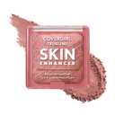 COVERGIRL TruBlend Skin Enhancer Baked Luminous Blush, with Hyaluronic Acid & White Rose Extract, Blends Seamlessly - Rose Latte (Nude with Pink Swirls)