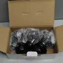 RidRed Office Chair Wheels Replacement Heavy Duty 2 Inch Roller Blade Wheels for Carpet Hardwood Floors,Support 2000 LB, Rubber Rollerblade Desk Chair Casters, Standard Stem Universal Fit, Set of 5 (Transparent Black)