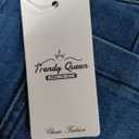 Trendy Queen Women's Wide Leg Jeans High Waisted Straight Leg Jeans Stretchy Baggy Denim Pants, 18