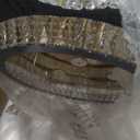 24" Gold Crystal Flush Mount Chandelier with Remote