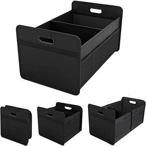 Yesod Car Trunk Organizer for SUV - Versatile Truck Bed Organizer Medium (22"x14"x12") Car Storage Organizer, Collapsible Multi Compartment Black