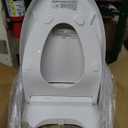TOTO WASHLET S5 Electronic Bidet Toilet Seat with Instantaneous Water Heating, PREMIST and EWATER+ Wand Cleaning, Elongated, Cotton White - SW3446#01