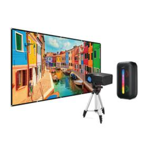 GPX - Cinema Pop Up Movie Theater Kit - Black