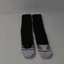 FITRELL 2 Pack Baseball Soccer Softball Socks for Kids Youth Men & Women Over-the-Calf Knee High Socks  Black XL