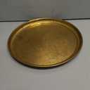 Brass Pooja Thali 12 Inch Traditional Handcrafted Puja Plate for Temple Worship Decorative Plate for Home Office Wedding Return Gift items
