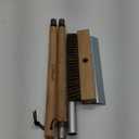 Pizza Oven Brush with Scraper and 4 Sections Detachable Long Rod and Scraper-Oven Brush for Removing Deep Burned-On Residue | Ideal for Pizza Shelf & Large Grills and Pizza Oven Accessories