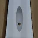 Acrylic Tissue Box Cover Rectangle, PITBVO White Tissue Box Holder, Facial Napkin Dispenser for Bathroom Kitchen Bedroom Office Hotel Use Shiny White (9.85"L x 5.1"W x 4.5"H)